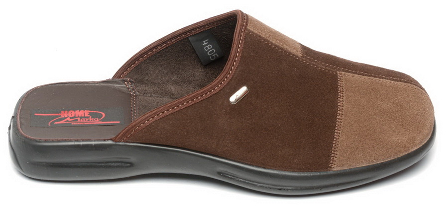 мужские тапочки натуральная кожа (велюр) марко беларусь