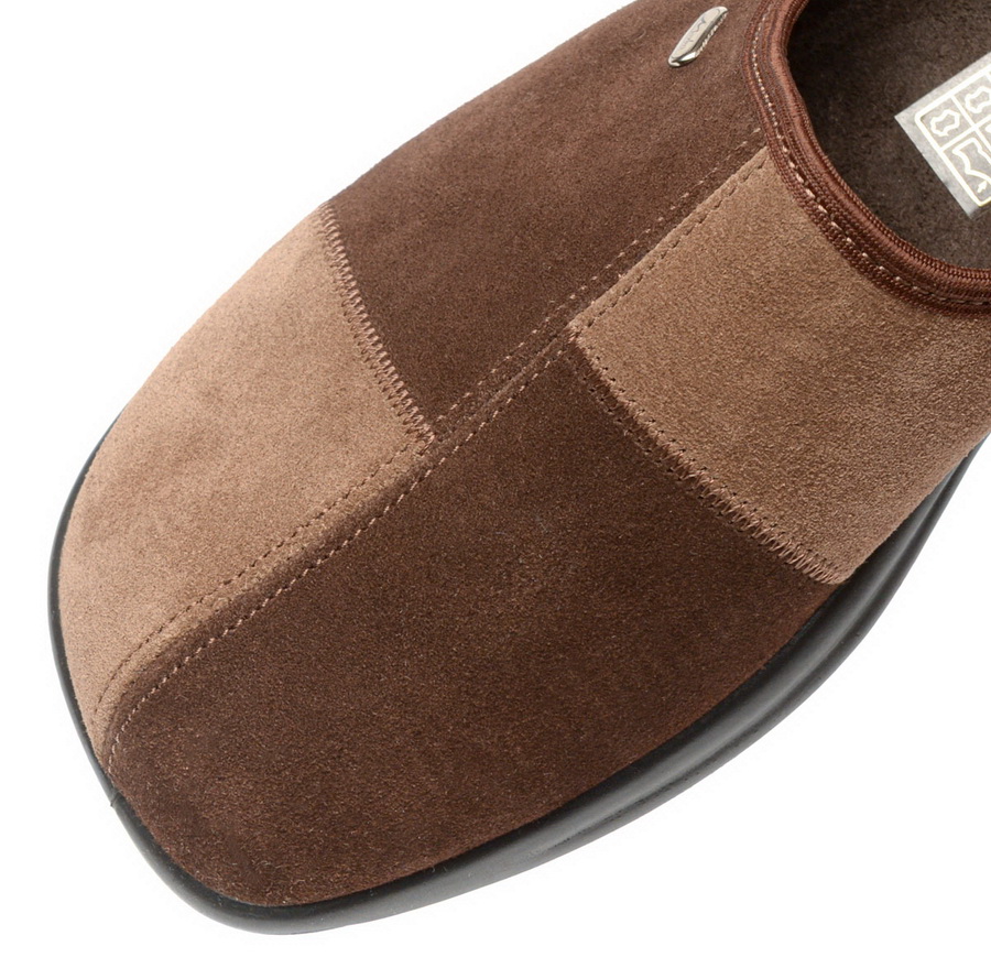 мужские тапочки натуральная кожа (велюр) марко беларусь