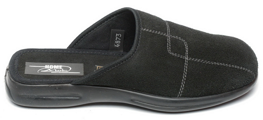 мужские тапочки натуральная кожа (велюр) марко беларусь