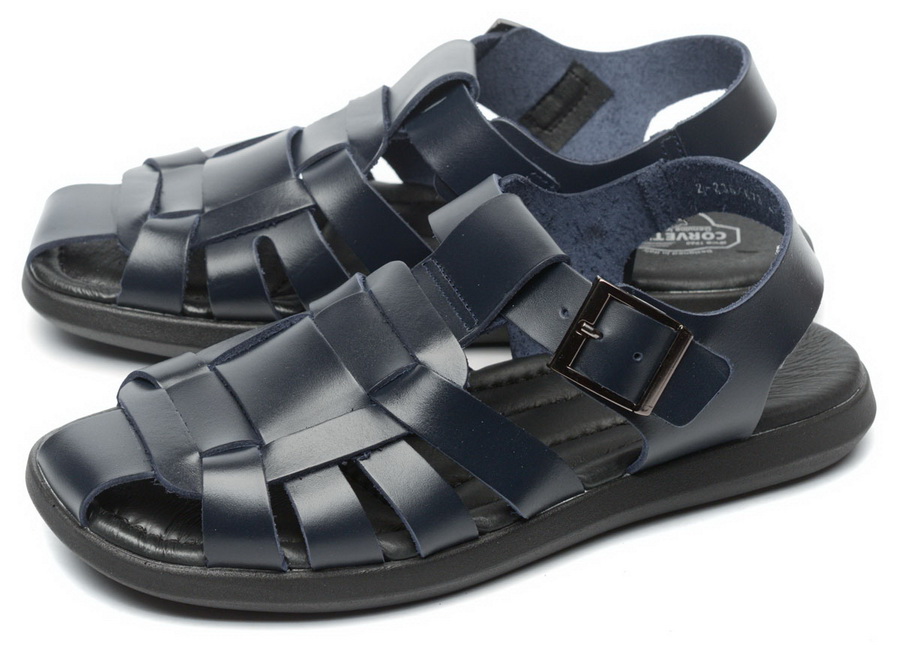 мужские летние сандалии натуральная кожа corvetto италия