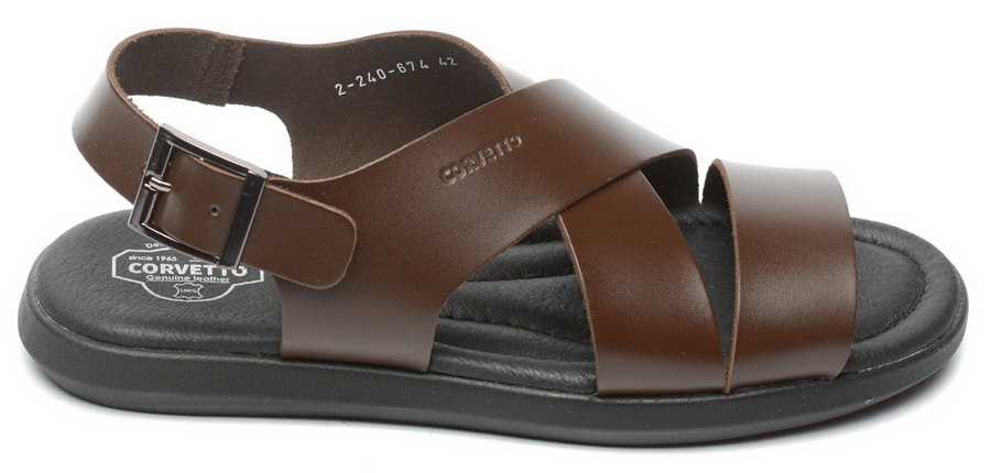 мужские летние сандалии натуральная кожа corvetto италия