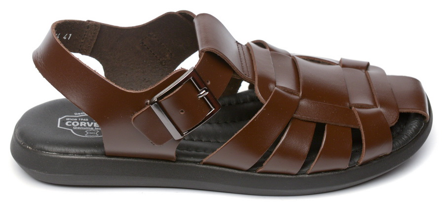 мужские летние сандалии натуральная кожа corvetto италия