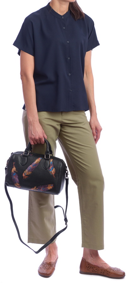 женская сумка натуральная кожа kiki lok корея