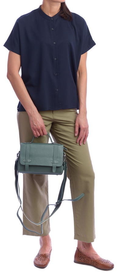 женская сумка натуральная кожа  kiki lok корея