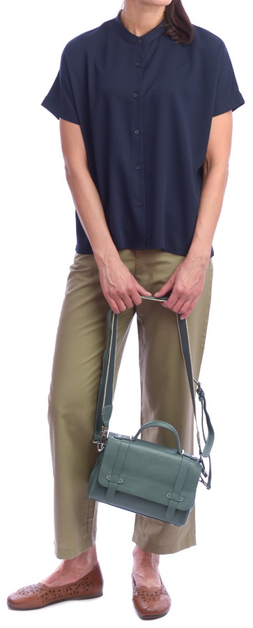 женская сумка натуральная кожа  kiki lok корея