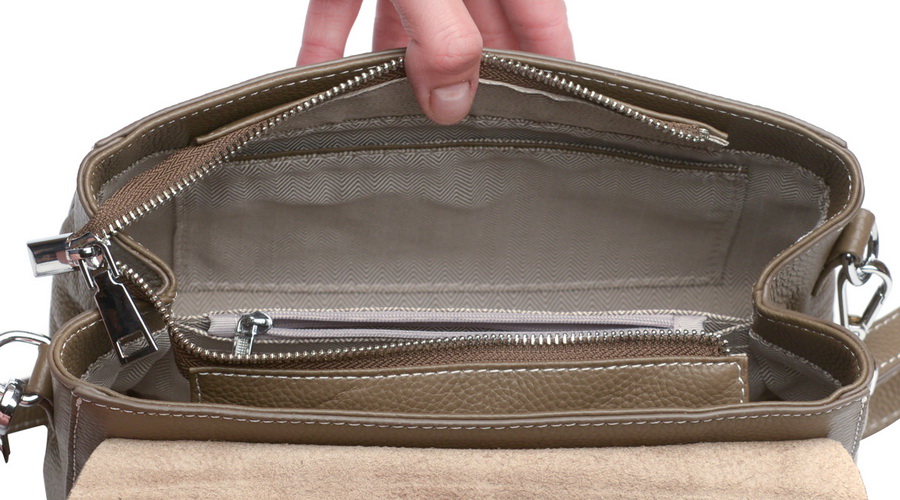 женская сумка натуральная кожа  kiki lok корея