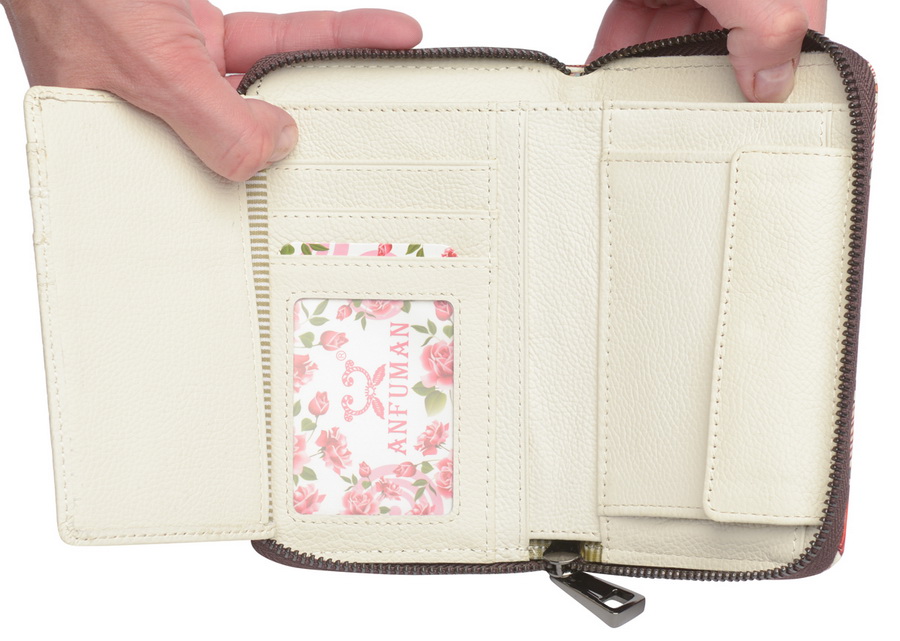 женский кошелек натуральная кожа корея