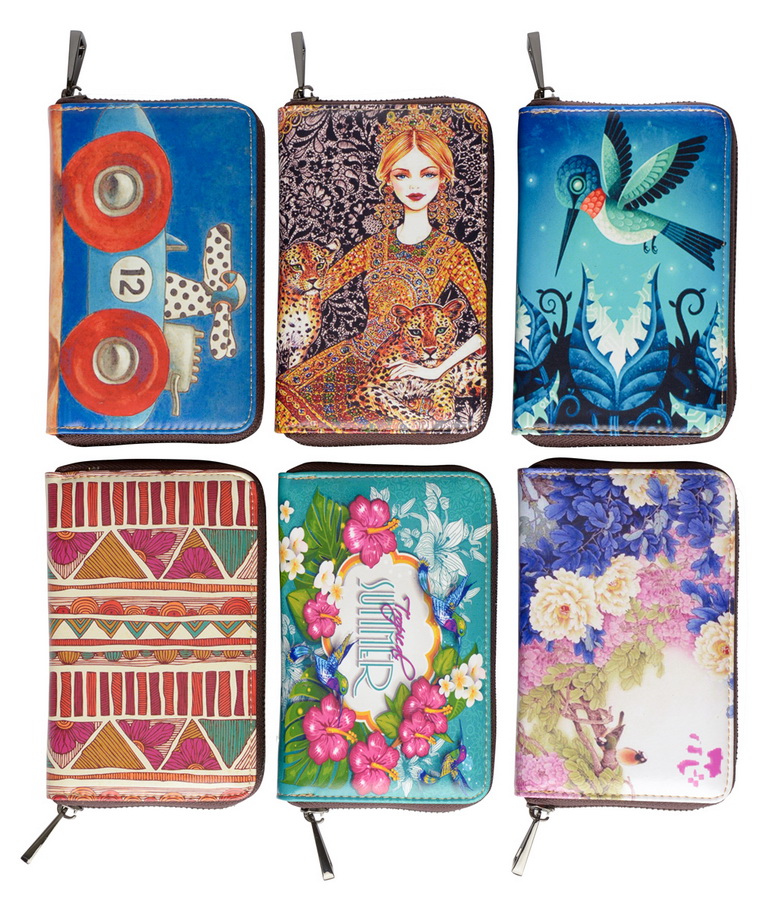 женский кошелек натуральная кожа корея