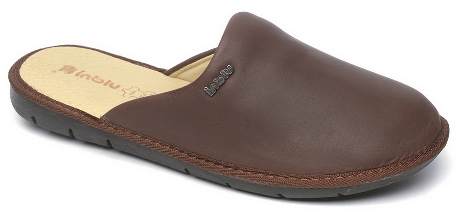 мужские тапочки натуральная кожа inblu