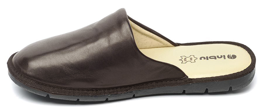 мужские тапочки натуральная кожа inblu