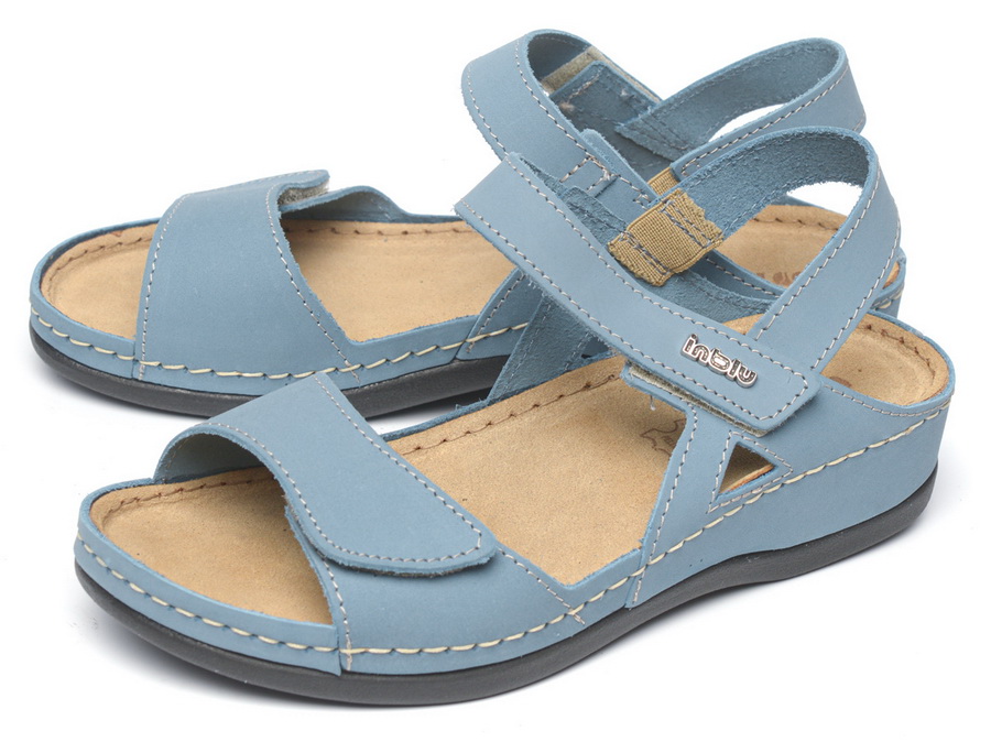 женские босоножки натуральная кожа inblu