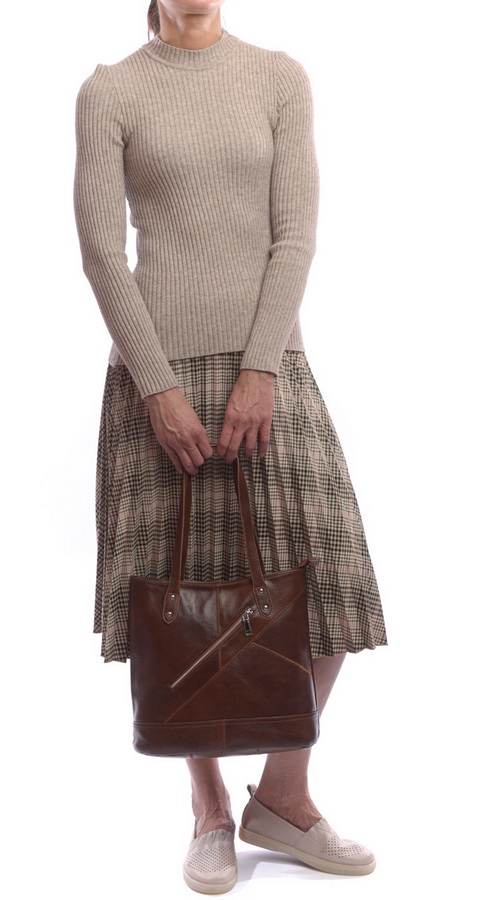 женская сумка натуральная кожа kiki lok корея