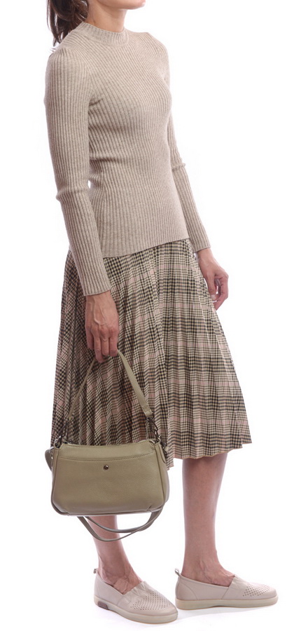 женская сумка натуральная кожа  kiki lok корея