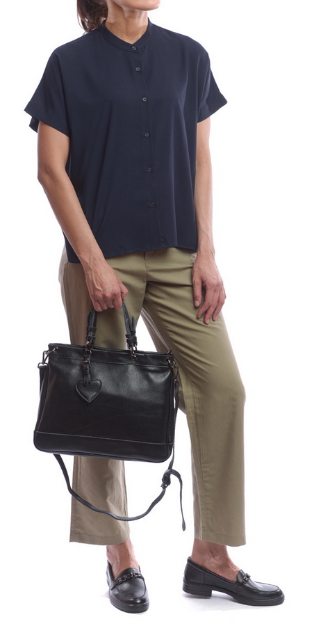 женская сумка натуральная кожа kiki lok корея