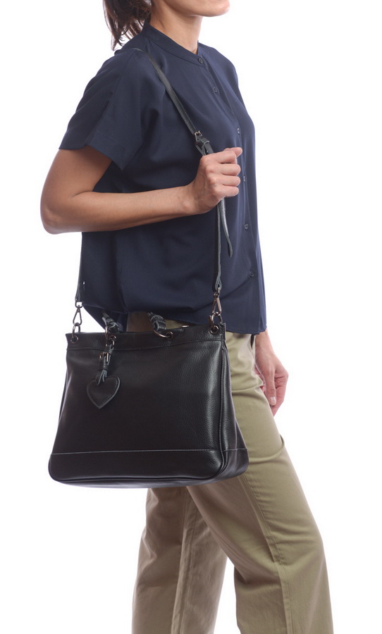 женская сумка натуральная кожа kiki lok корея