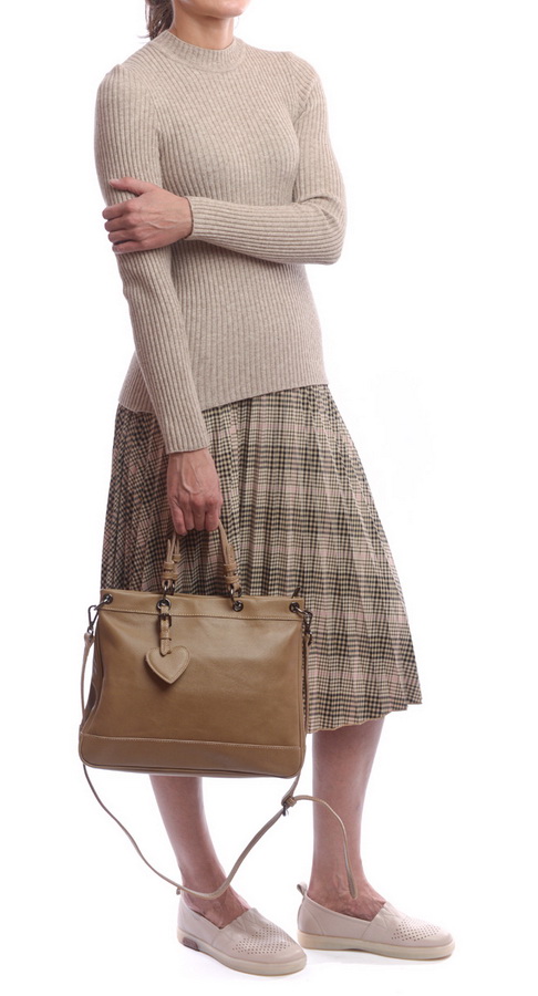 женская сумка натуральная кожа kiki lok корея