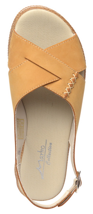 женские босоножки натуральная кожа (нубук)  марко беларусь