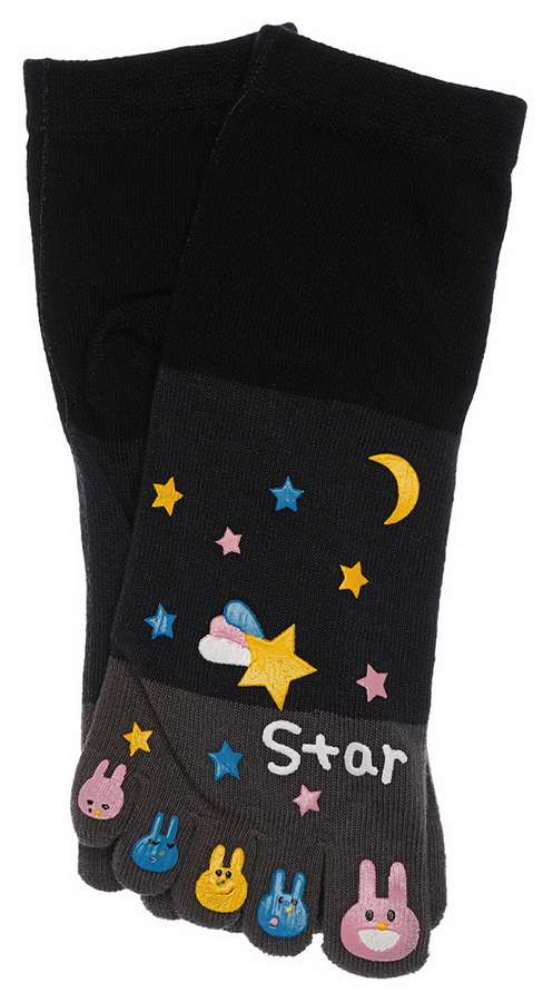 носки женские "пальчики" гонконг