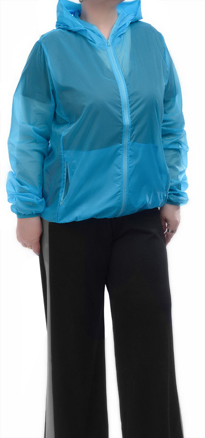 ветровка женская удлиненная  xl(46)-8xl(60) hong kong