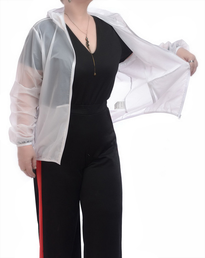 ветровка женская удлиненная  xl(46)-8xl(60) hong kong