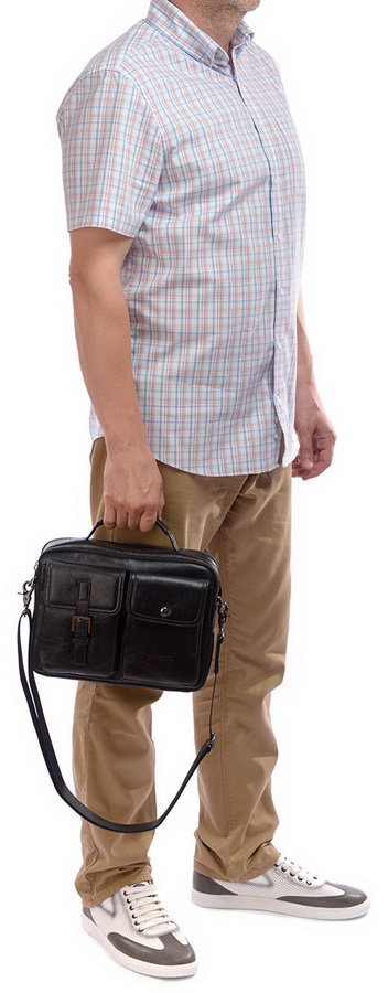 мужская сумка натуральная кожа corvetto