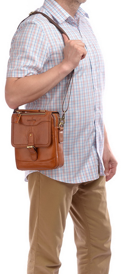 мужская сумка натуральная кожа corvetto