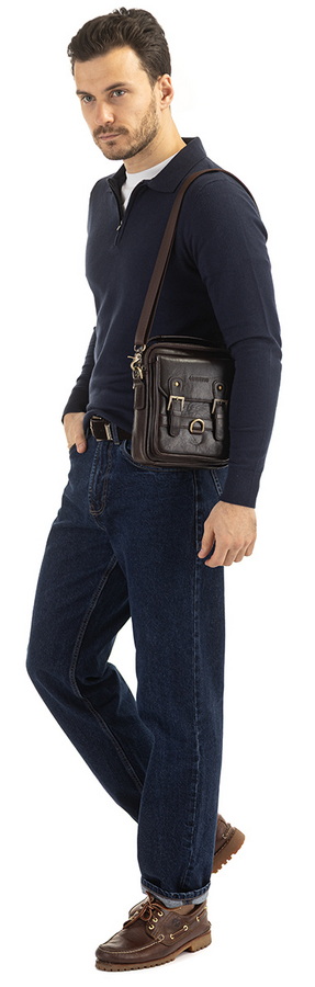 мужская сумка натуральная кожа corvetto