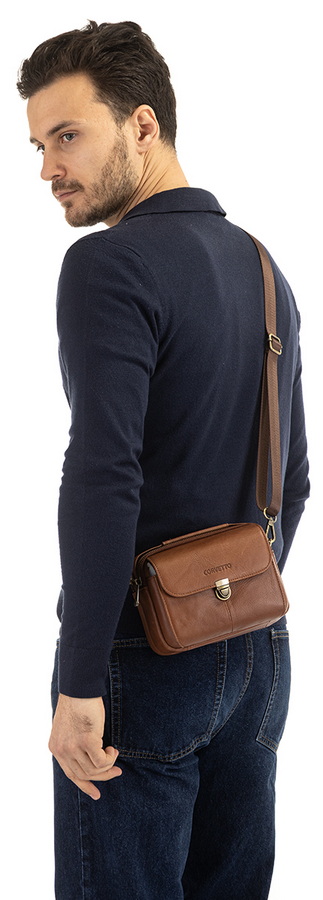 мужская сумка натуральная кожа corvetto