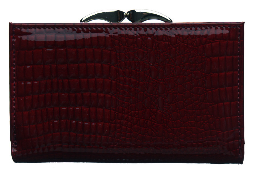 женский кошелек лаковый  натуральная кожа тайвань