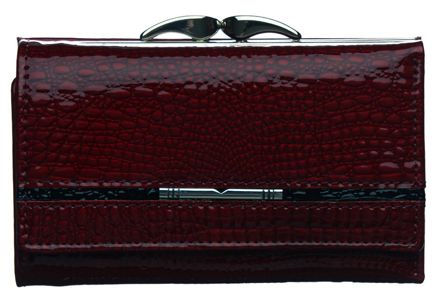 женский кошелек лаковый  натуральная кожа тайвань