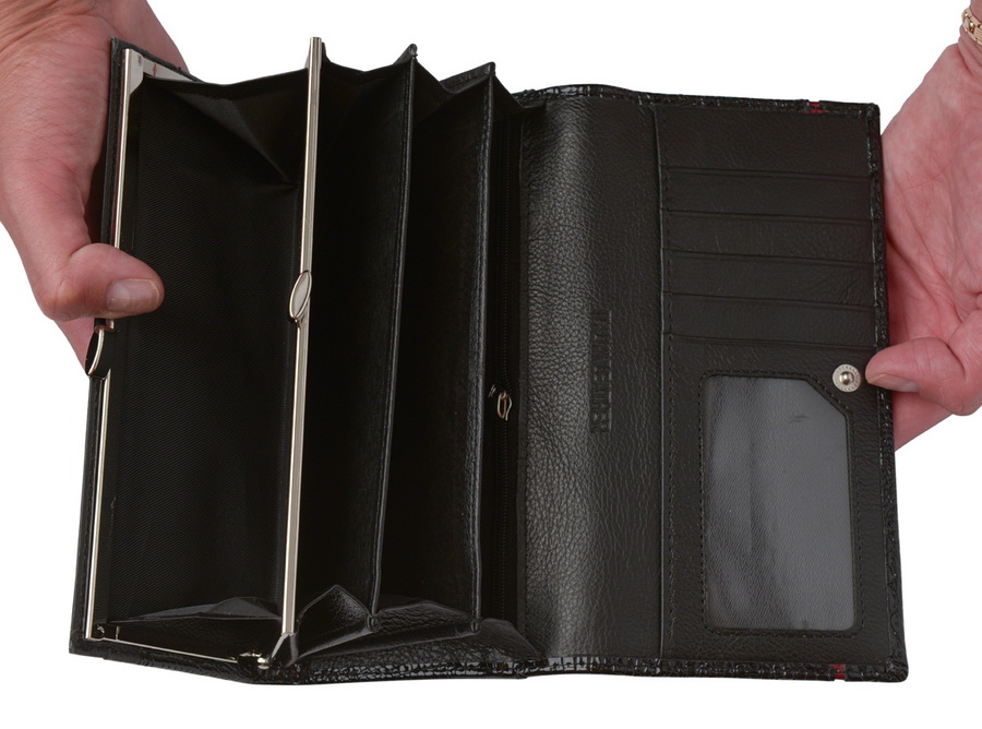 женский кошелек натуральная кожа лаковая корея