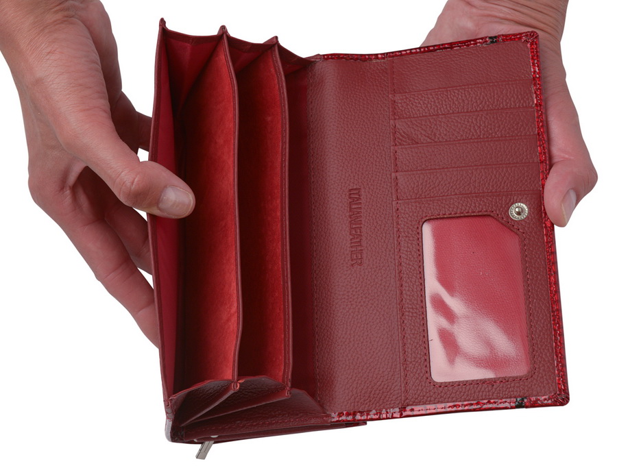 женский кошелек натуральная кожа лаковая корея