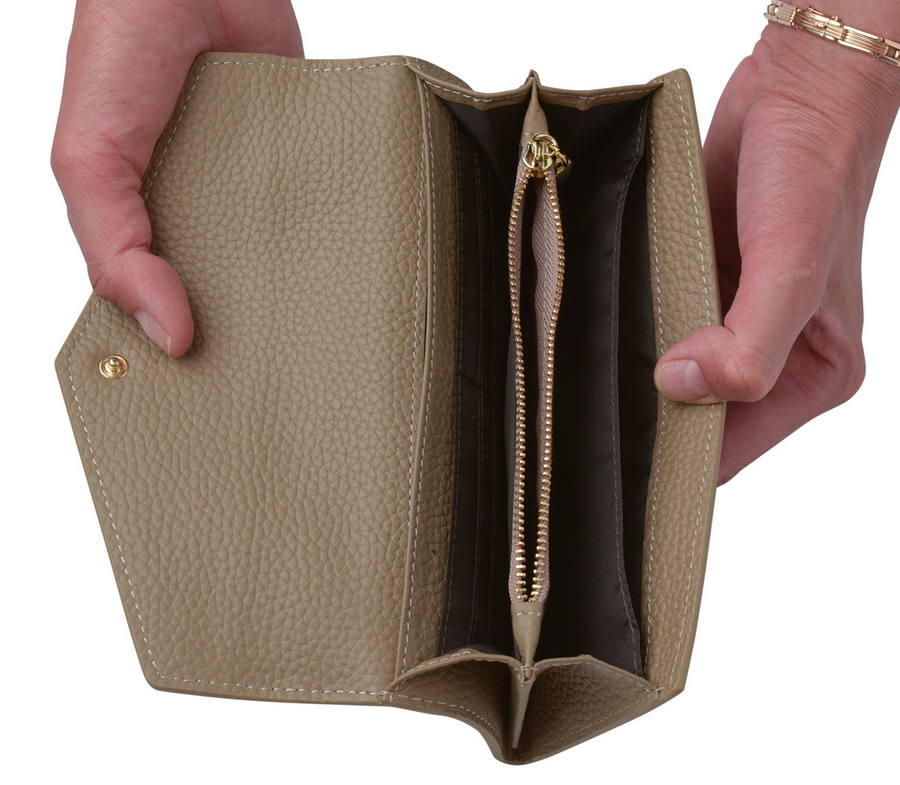 женский кошелек  натуральная кожа тайвань