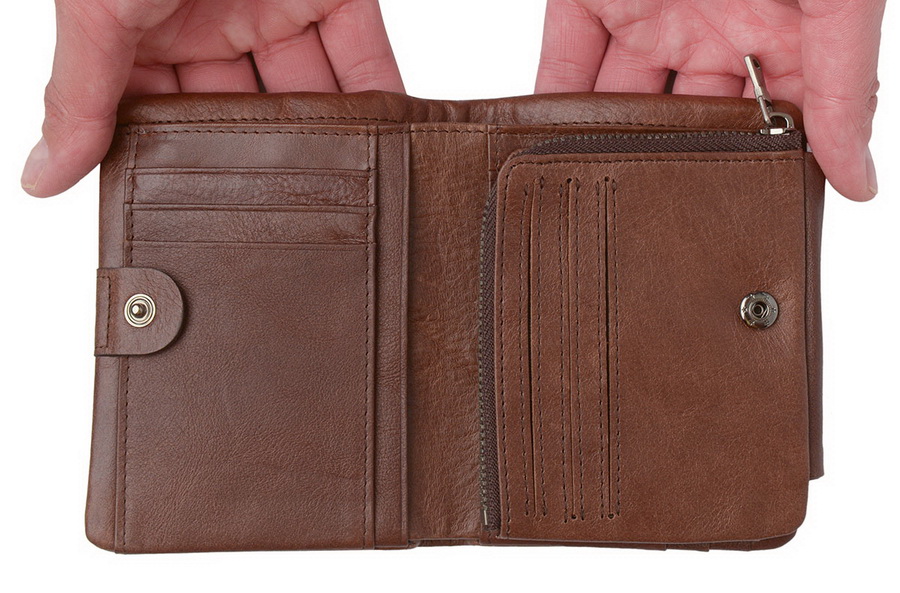 мужской кошелек натуральная кожа тайвань