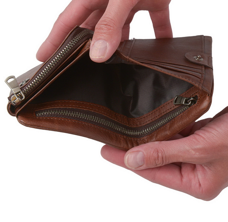 мужской кошелек натуральная кожа тайвань