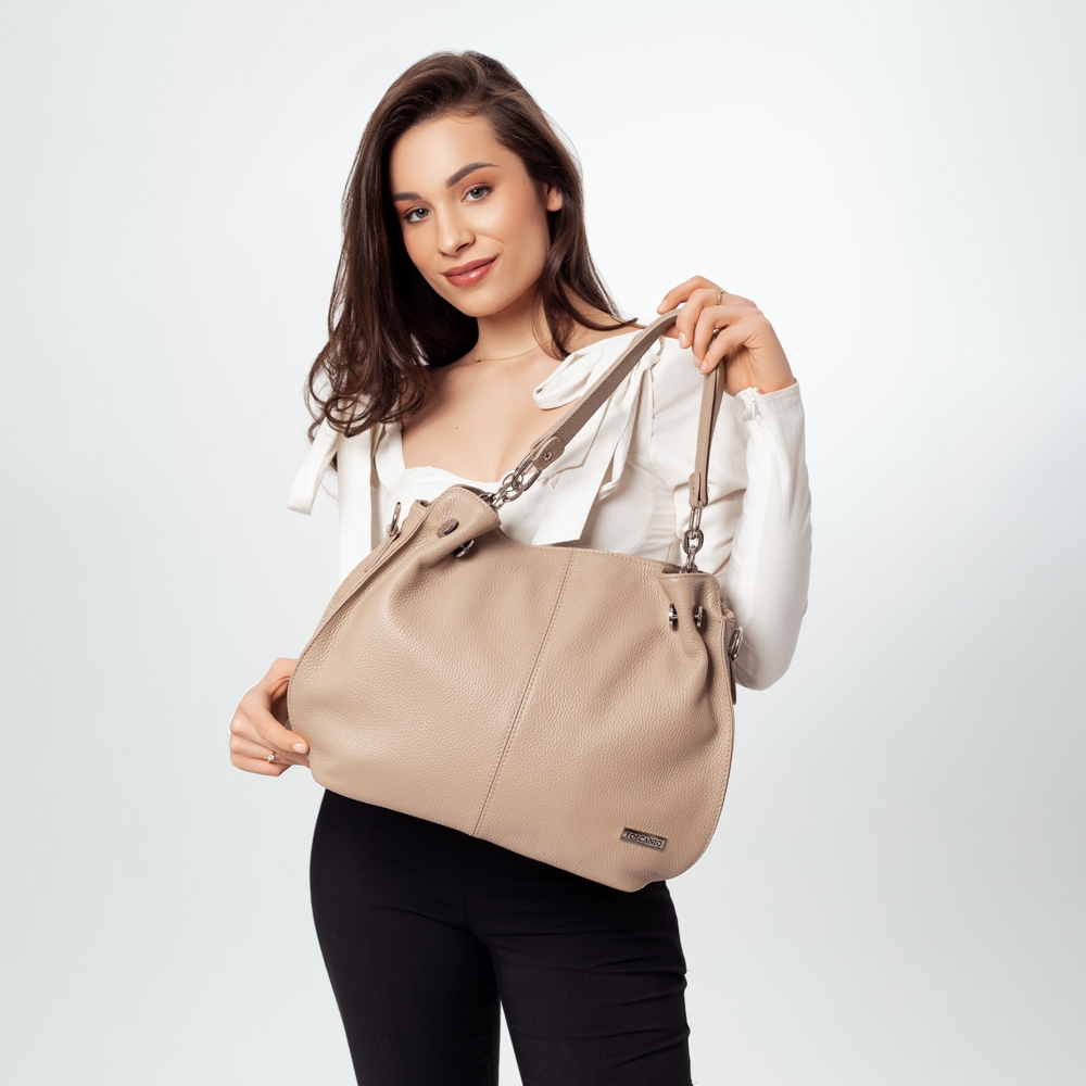 женская сумка натуральная кожа toscanio италия