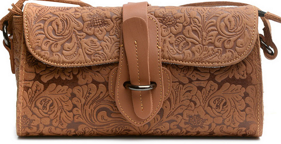 женская сумка натуральная кожа  kiki lok корея