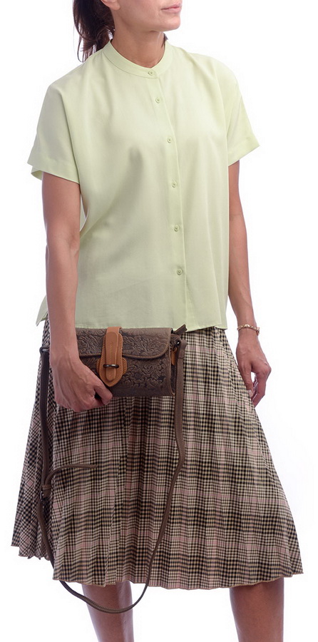 женская сумка натуральная кожа  kiki lok корея