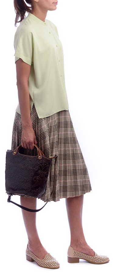 женская сумка натуральная кожа  kiki lok корея