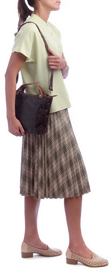 женская сумка натуральная кожа  kiki lok корея