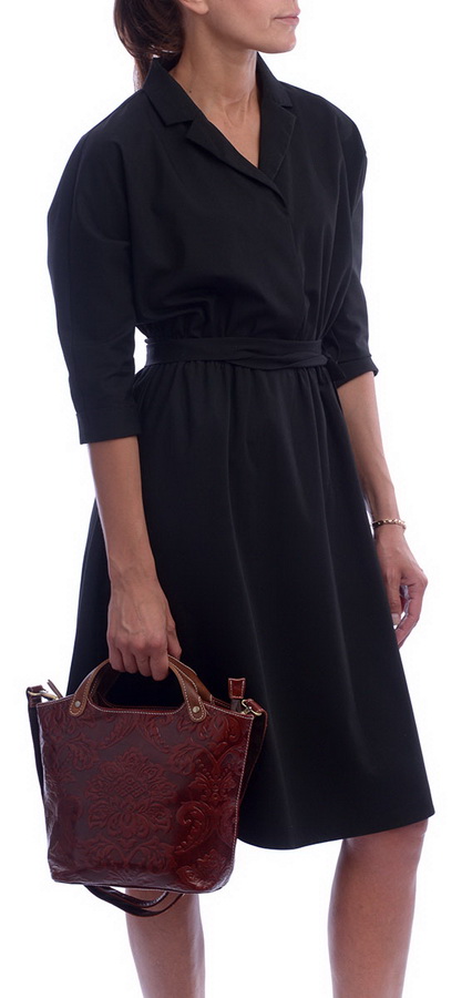 женская сумка натуральная кожа  kiki lok корея