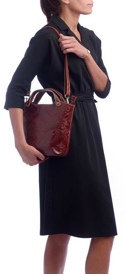 женская сумка натуральная кожа  kiki lok корея