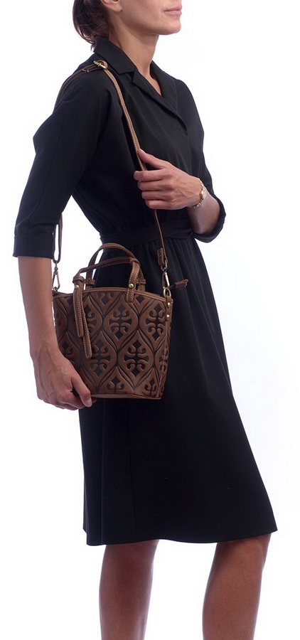 женская сумка натуральная кожа  kiki lok корея