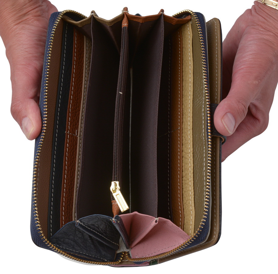 женский кошелек  натуральная кожа тайвань