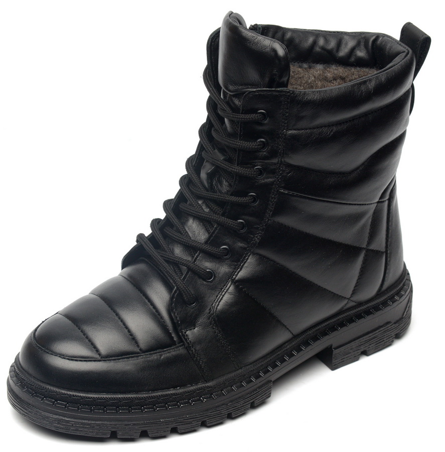 мужские ботинки натуральная кожа / шерсть corvetto