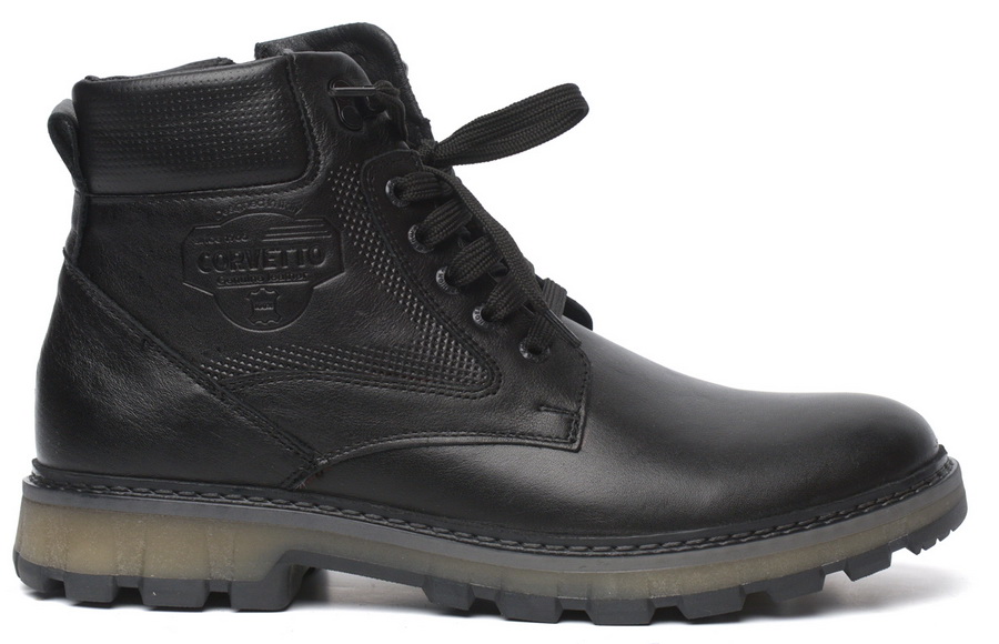 мужские ботинки натуральная кожа / шерсть corvetto