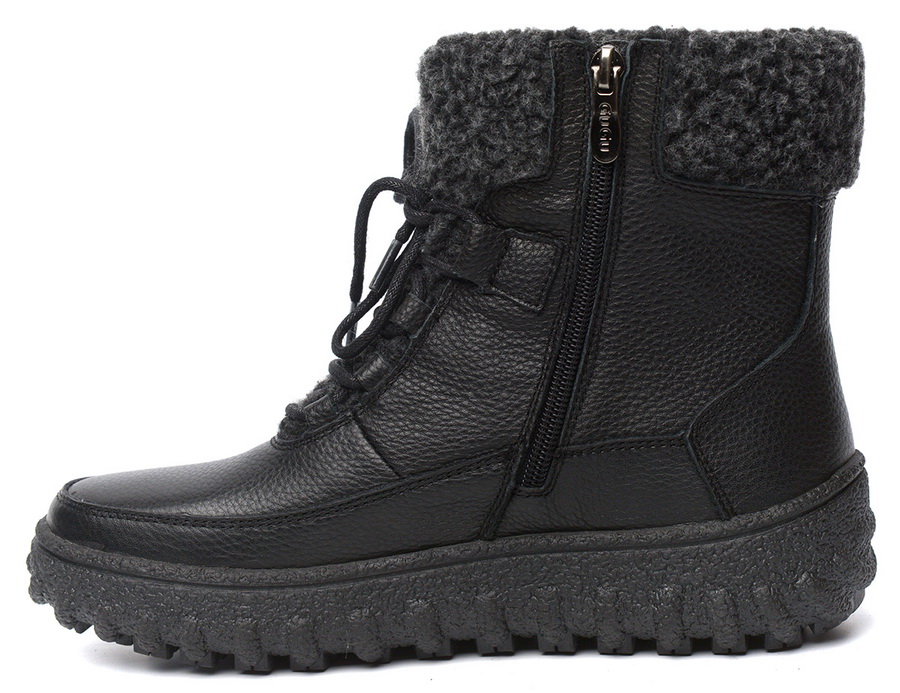 женские ботинки натуральная кожа натуральный мех gugu германия