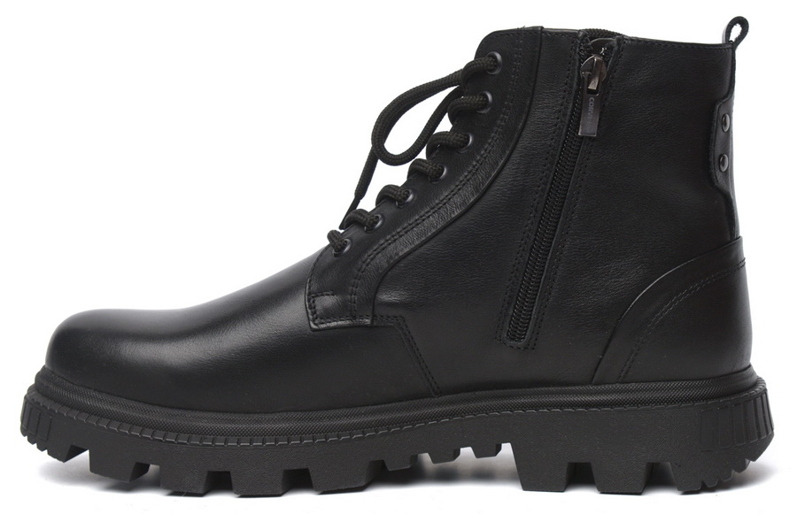 мужские ботинки натуральная кожа / натуральный мех corvetto