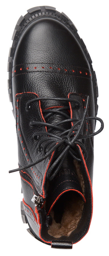 женские ботинки натуральная кожа / натуральный мех corvetto италия