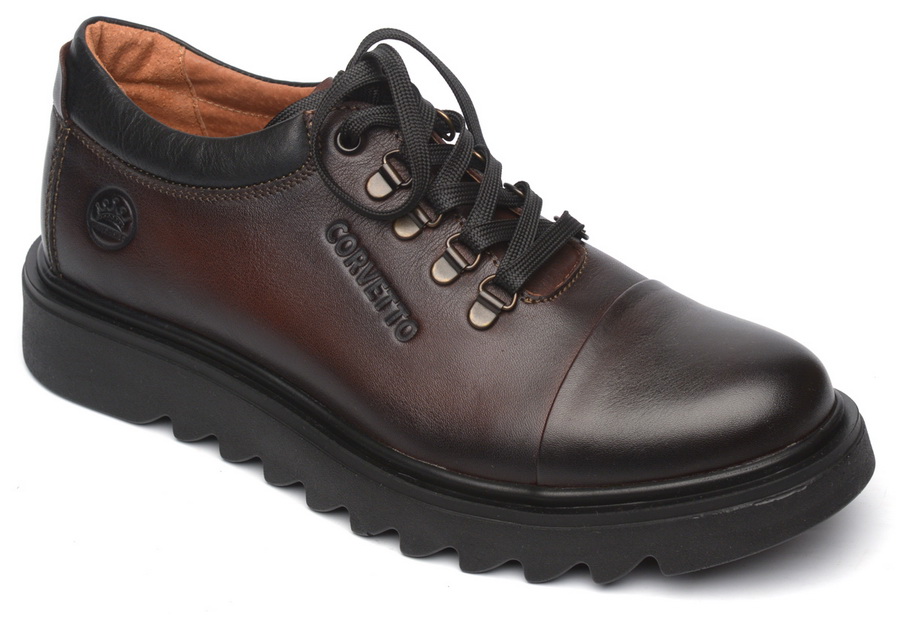 мужские полуботинки натуральная кожа corvetto италия